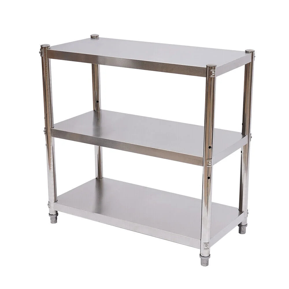 3 Layer Stainless Steel Shelves Unit Kitchen Storage Organizer V33413