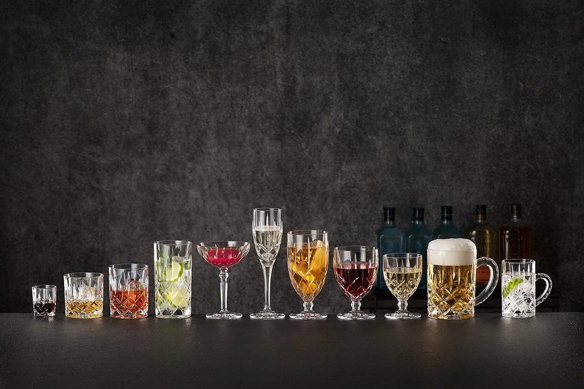 Whiskey Glass Set Of 4, 10-Ounce, Dishwasher Safe S162