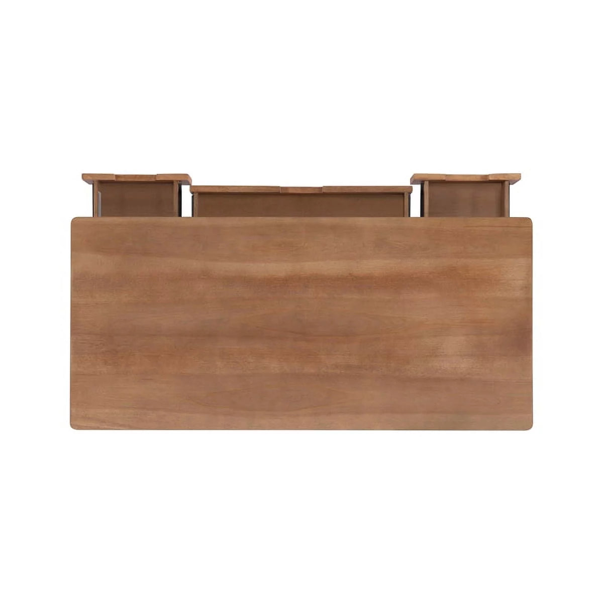 Natural Rattan Wood Desk with Drawers Z6574