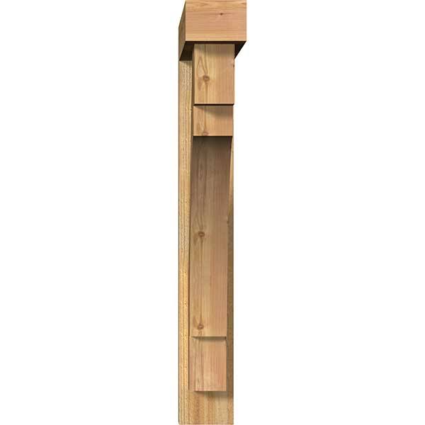 Rough Sawn Cedar Bracket with Offset Brace A90897