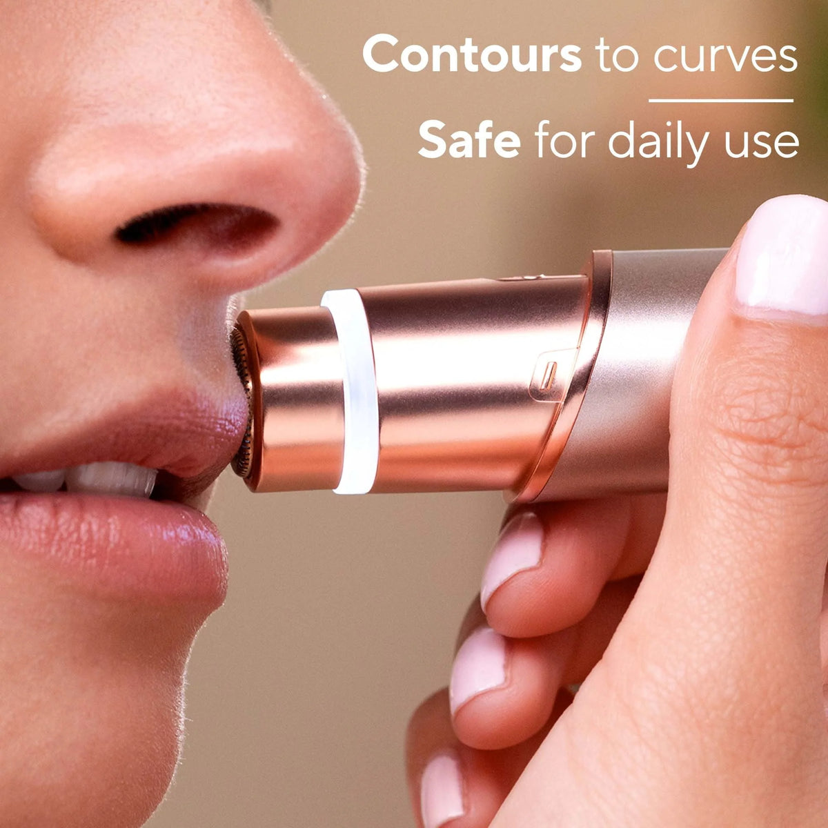 Electric Facial Hair Remover with LED Light X3580