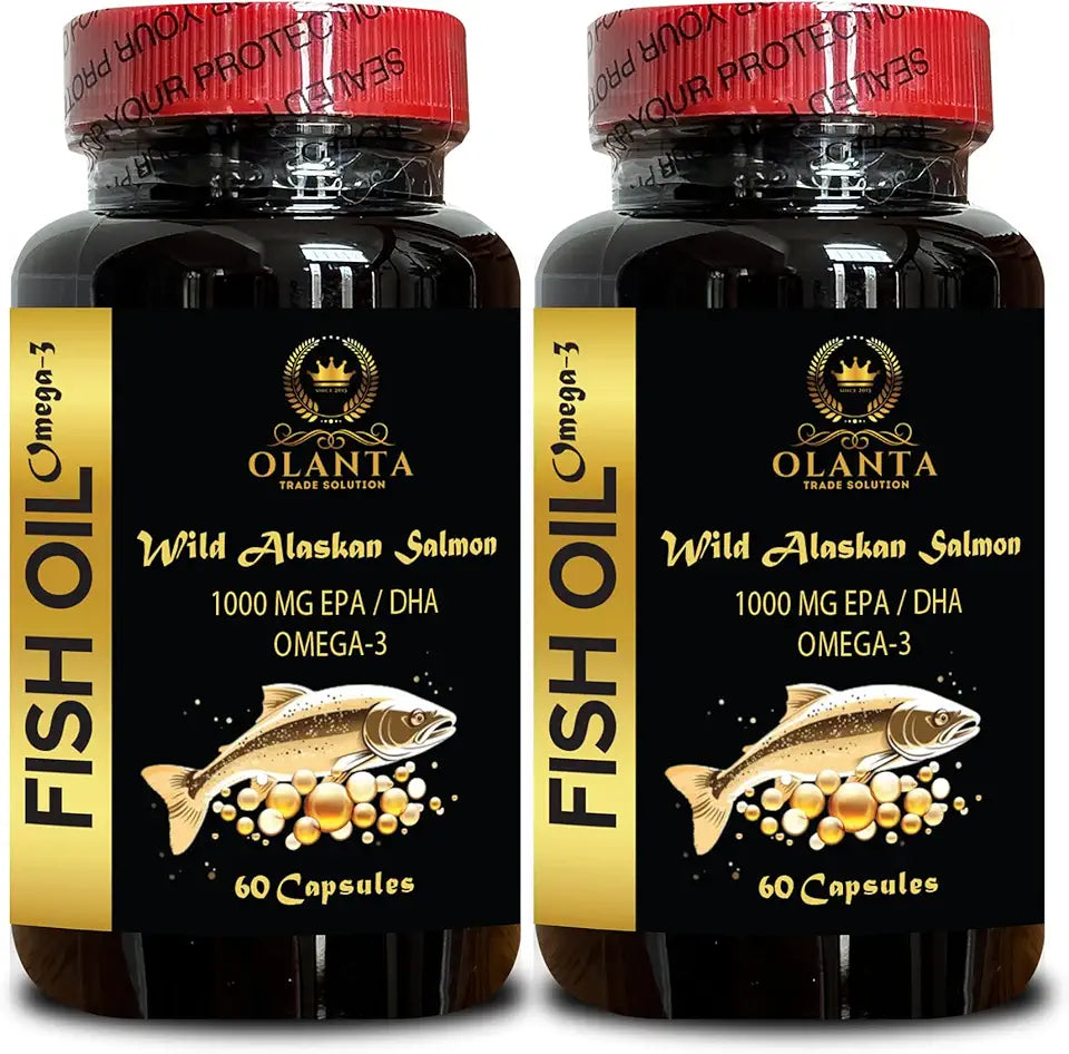 Omega 3 Fish Oil 1000mg Softgels 120 Capsules Y973787
