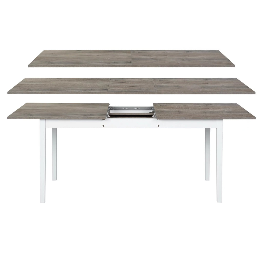 Extendable Dining Table with Extension Leaf R3800