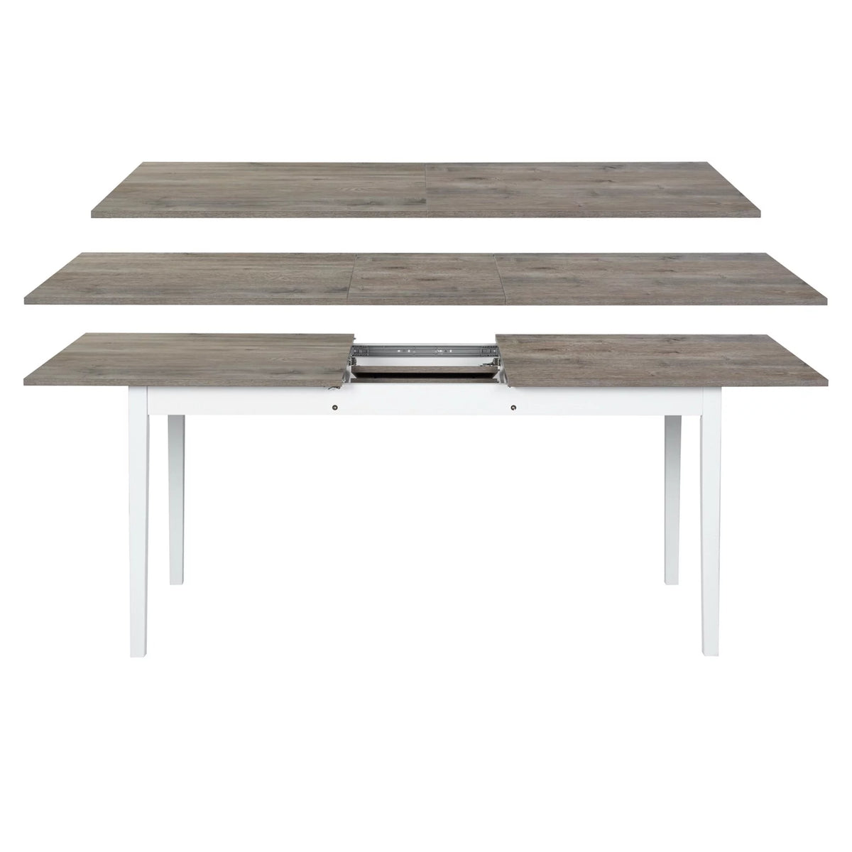 Extendable Dining Table with Extension Leaf R3800