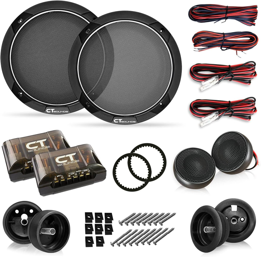 2-Way 6.5” 320 Watt Component Car Speaker Set R836