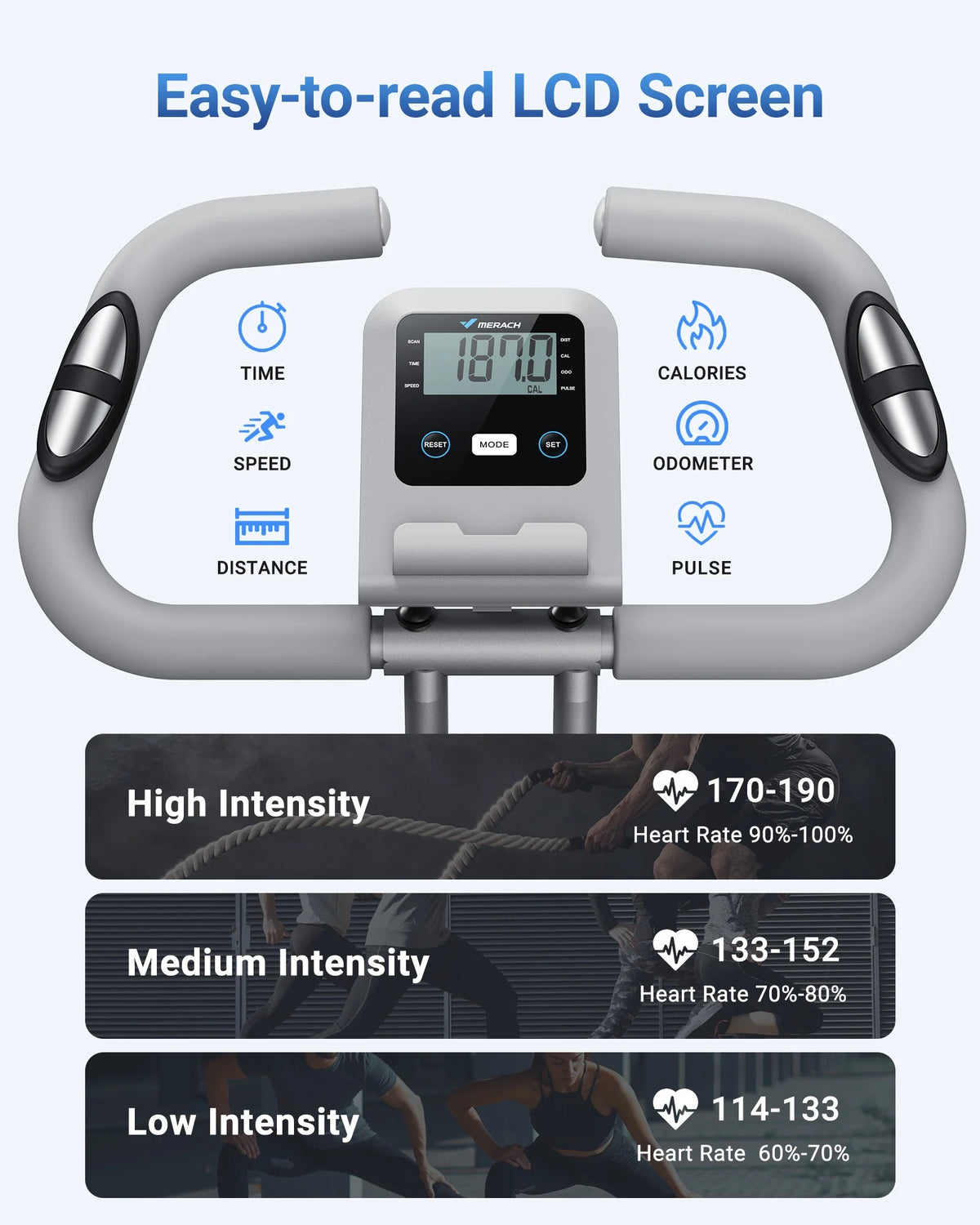 Folding Magnetic Upright Exercise Bike I5888