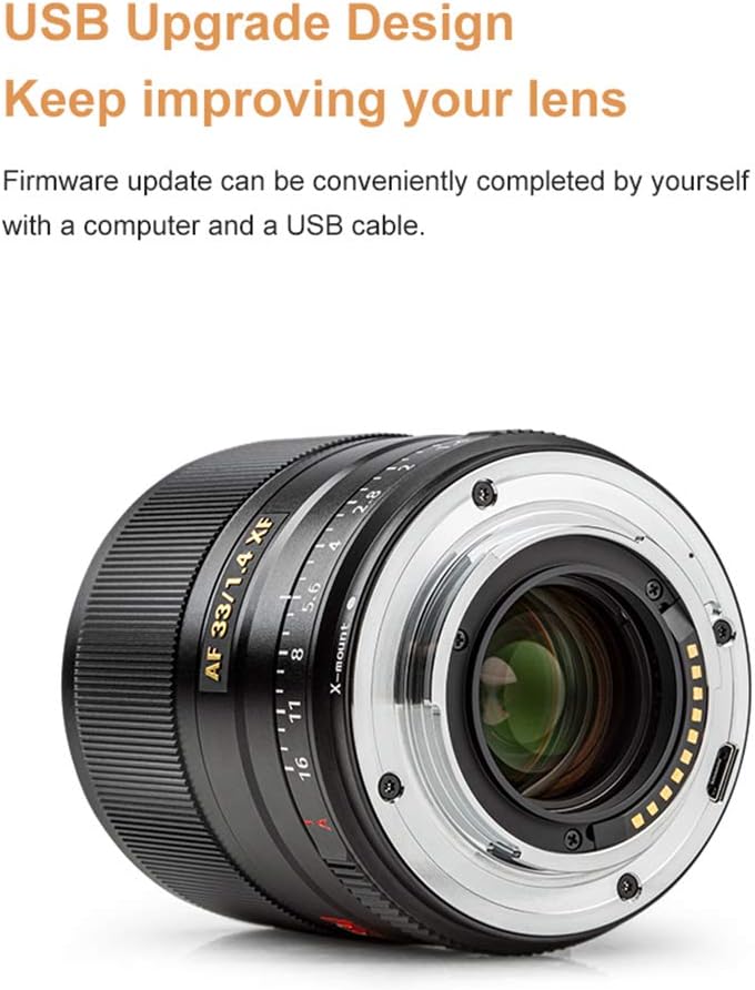 33mm F1.4 Auto-Focus Portrait Lens for Fujifilm X-Mount Camera X82055