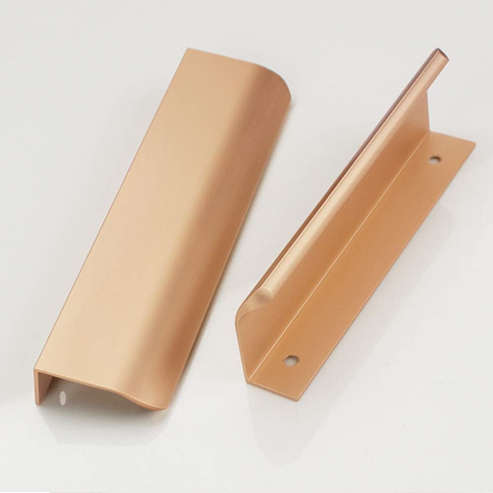 Orange Gold 150mm Finger Edge Pull Drawer Handles P6691