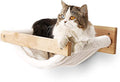 Black Stripe Wooden Cat Wall Shelf P632100