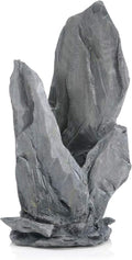 Slate Stack Ornament Medium Grey Aquariums X78717