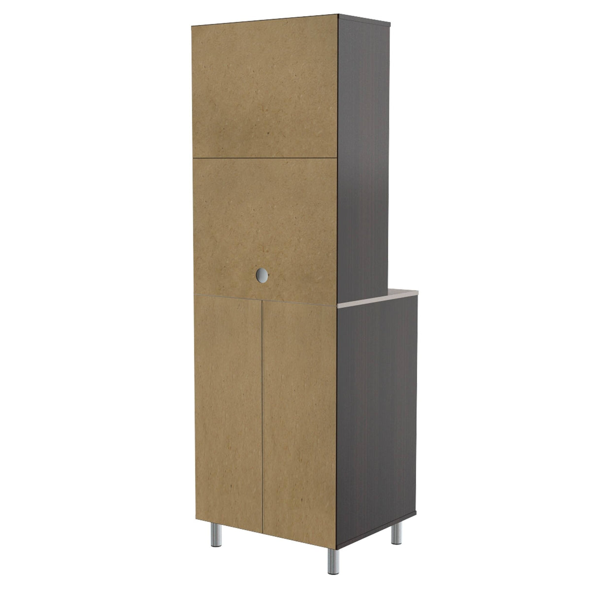 4-Door Cabinet with Open Space A489578