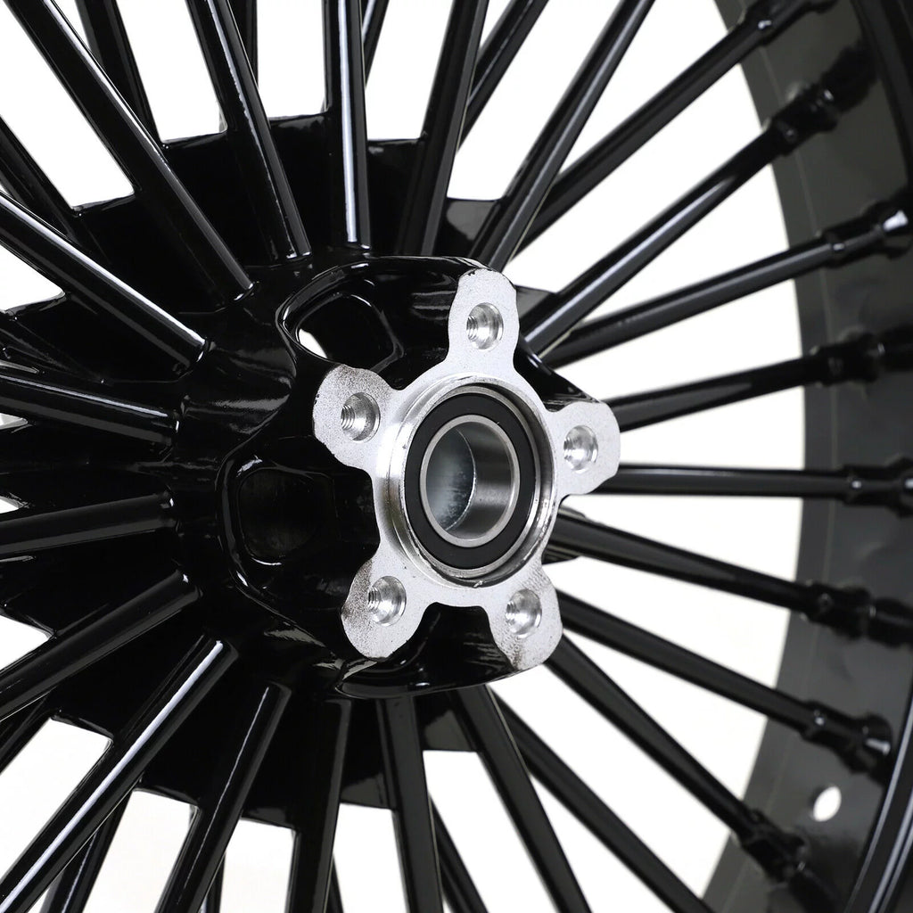 21x3.5 18x5.5 Fat Spoke Wheels Rim for Harley Dyna Wide Glide FXDWG 2006-2017 L475762