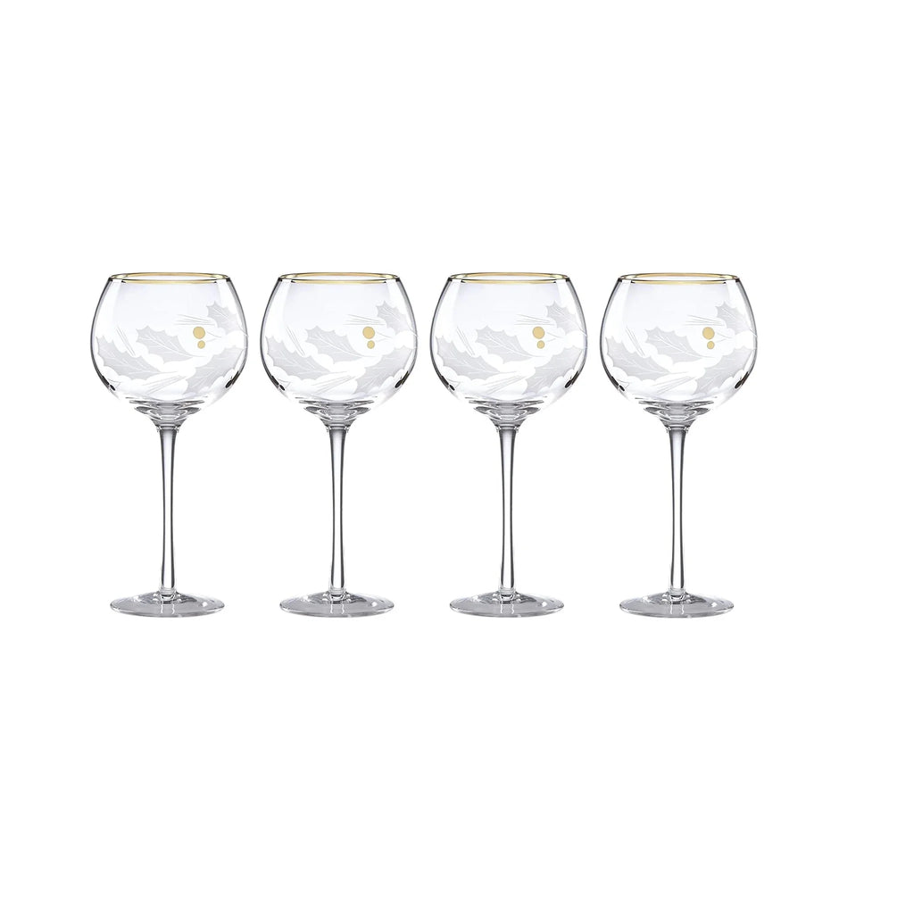 Gold 4-piece Balloon Glass Set U487