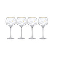 Gold 4-piece Balloon Glass Set U487
