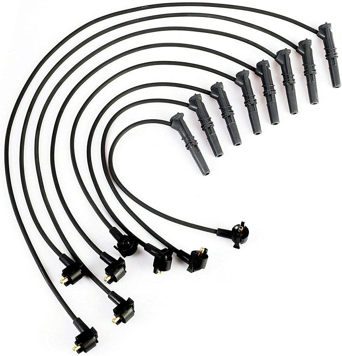 2 pcs Ignition Coil Pack Tune Up Kit with 8 Platinum Spark Plug & Wire Set A387507