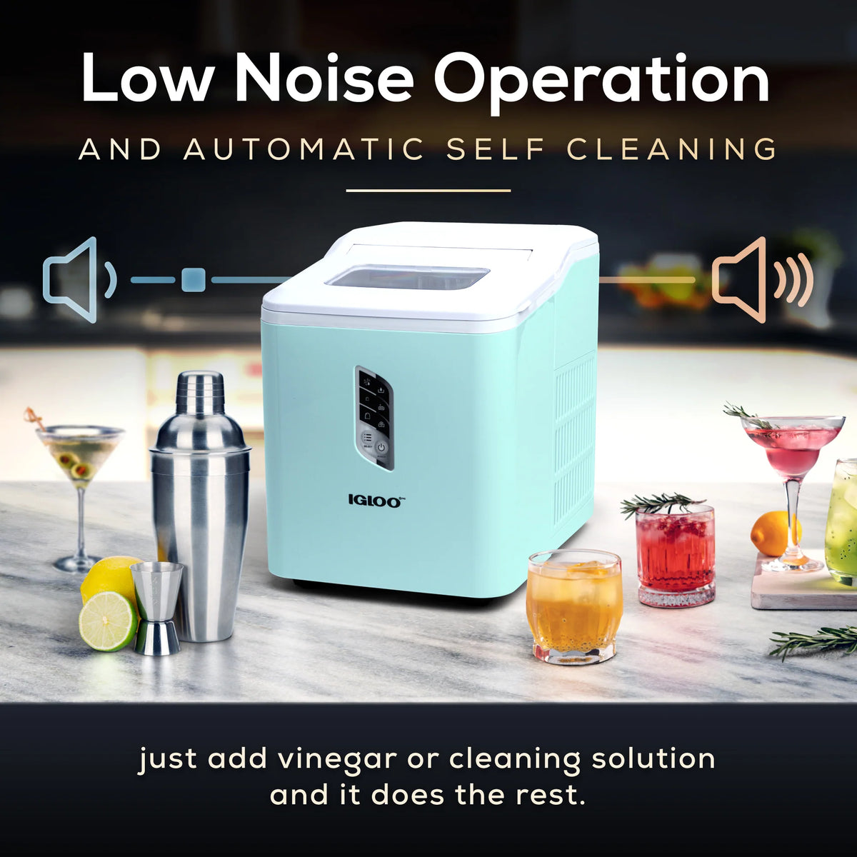 Automatic Self-Cleaning Ice Maker V222496