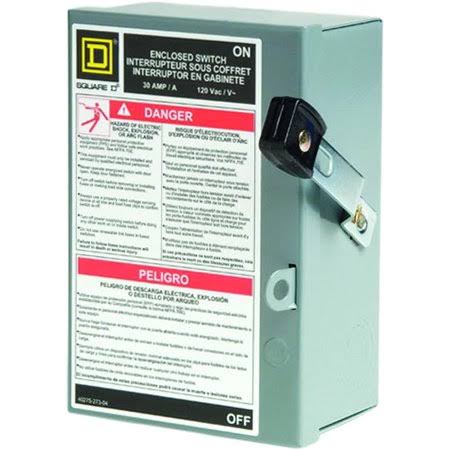 30 Amp Fusible Indoor Safety Switch W639626
