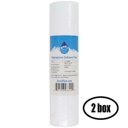 2 Boxes of 10-Inch 5-Micron Polypropylene Sediment Filter Cartridge E660