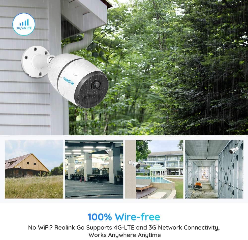 Outdoor Solar-Powered Cellular Security Camera System, 1080p Night Vision, PIR Motion Sensor D761