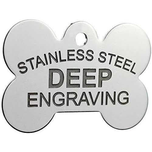 Stainless Steel Custom Engraved Pet ID Tags A47320