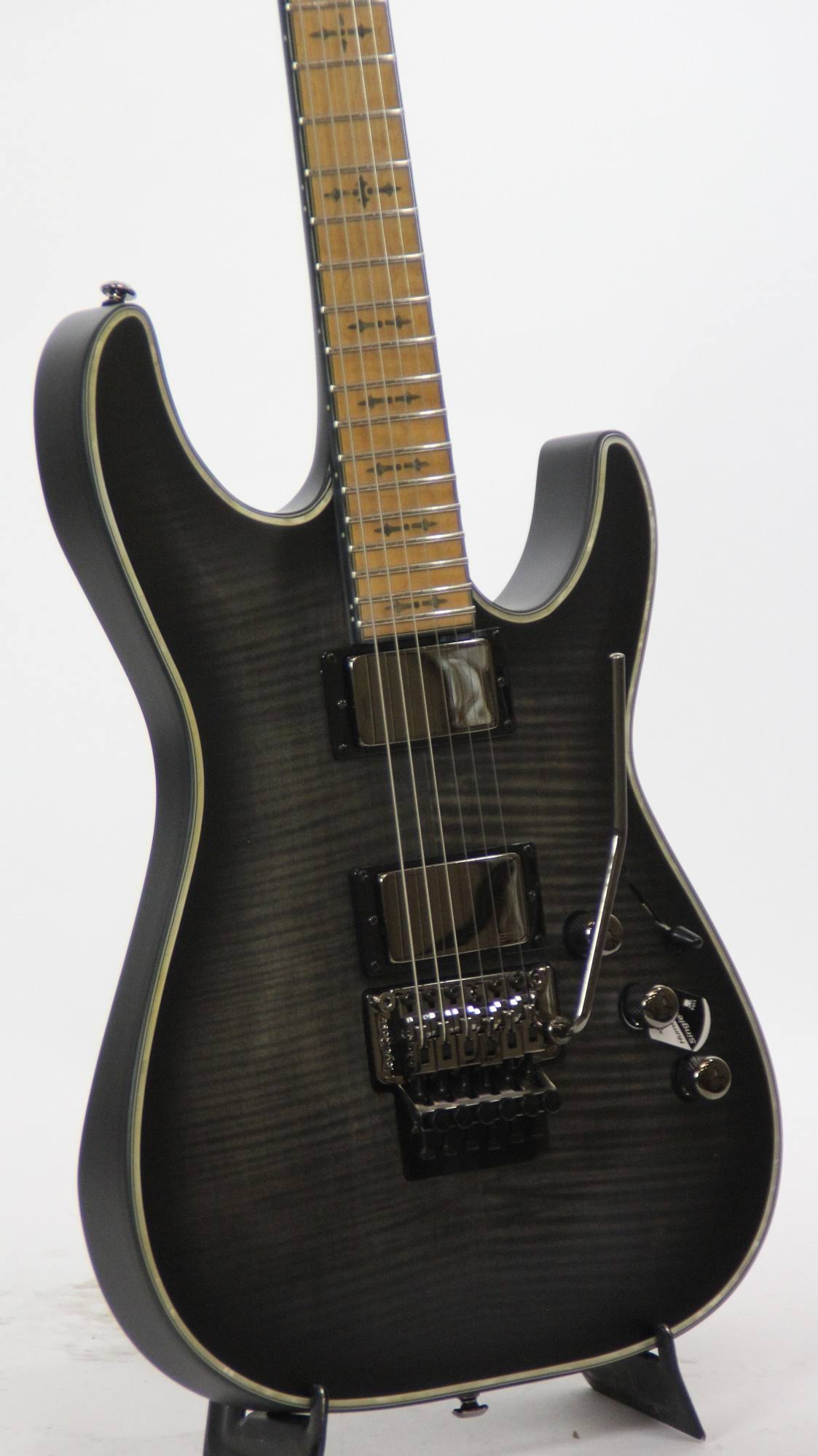 See-Thru Black Satin Electric Guitar H185