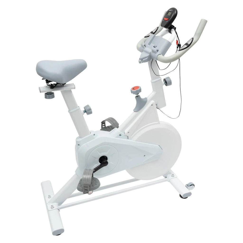 Indoor Cycling Exercise Bike White P769