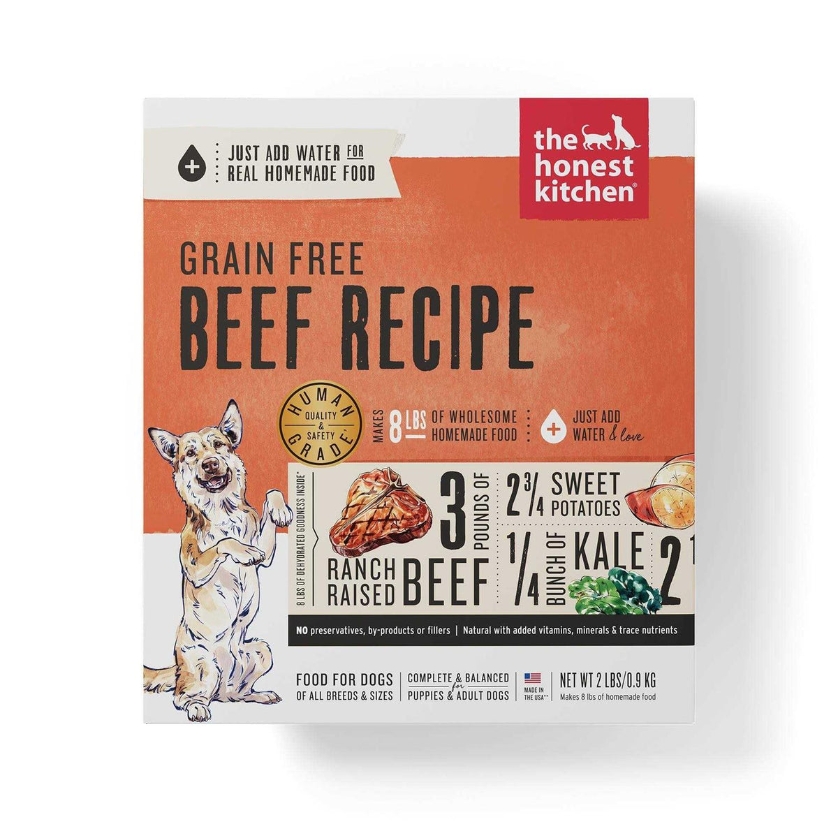 Dehydrated Grain Free Beef Dog Food D87614