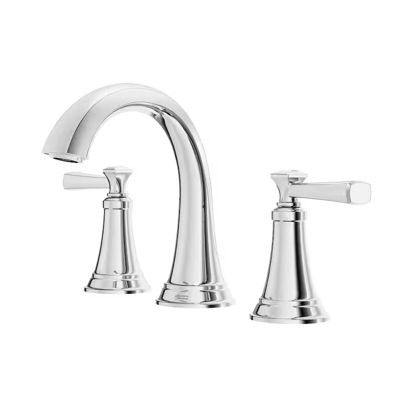 8 in. Widespread Double Handle Bathroom Faucet Polished Chrome 2-Pack V175
