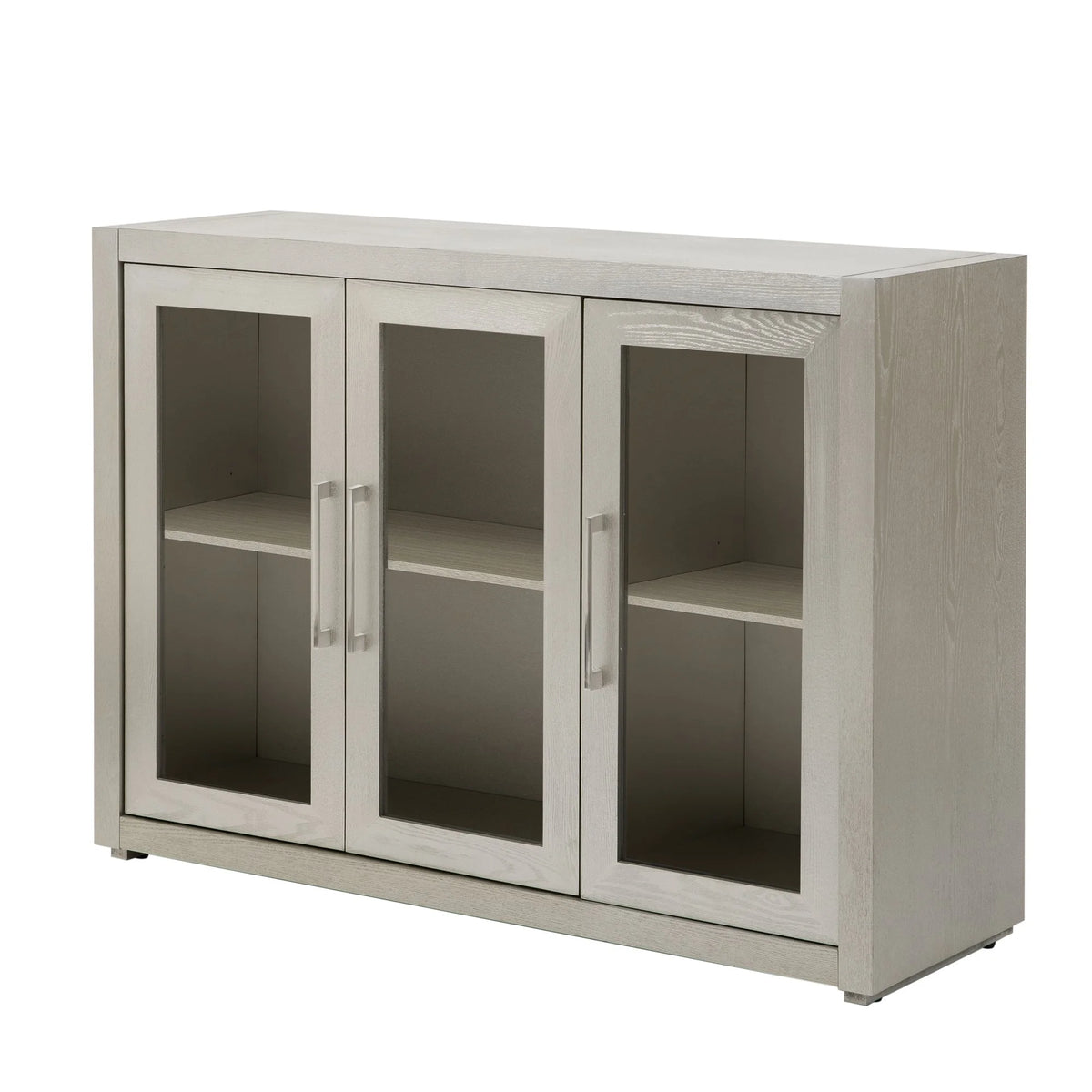 35" Tall MDF 3-door Accent Cabinet with Adjustable Shelf K867267