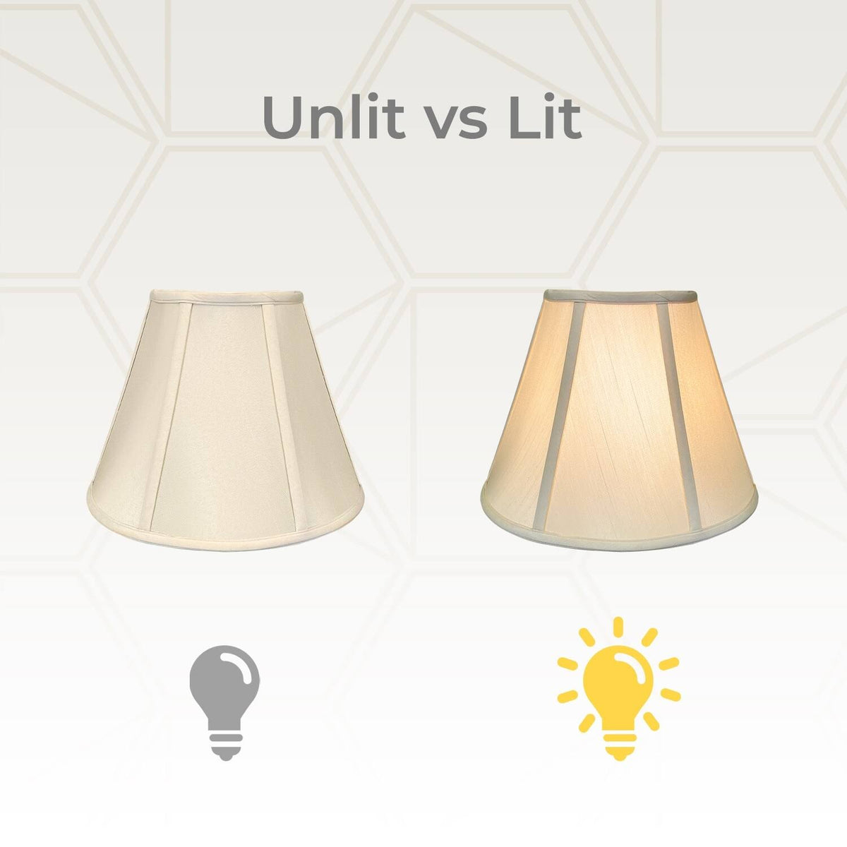 Beige 9x16x12.25 Set of 2 Lamp Shade I355