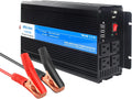 1000W Pure Sine Wave Power Inverter DC 12V to AC 110V with 4 AC Outlets and 1 USB Port T21906