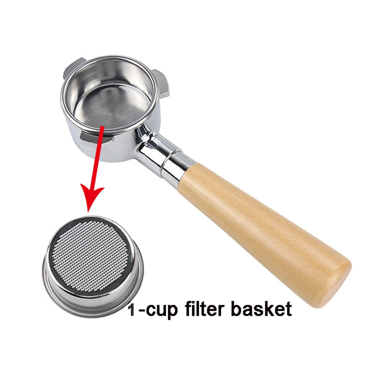 54mm Naked Bottomless Portafilter with Filter Basket P756098