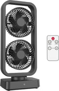 10000mAh Oscillating Cordless Rechargeable Tower Fan V109