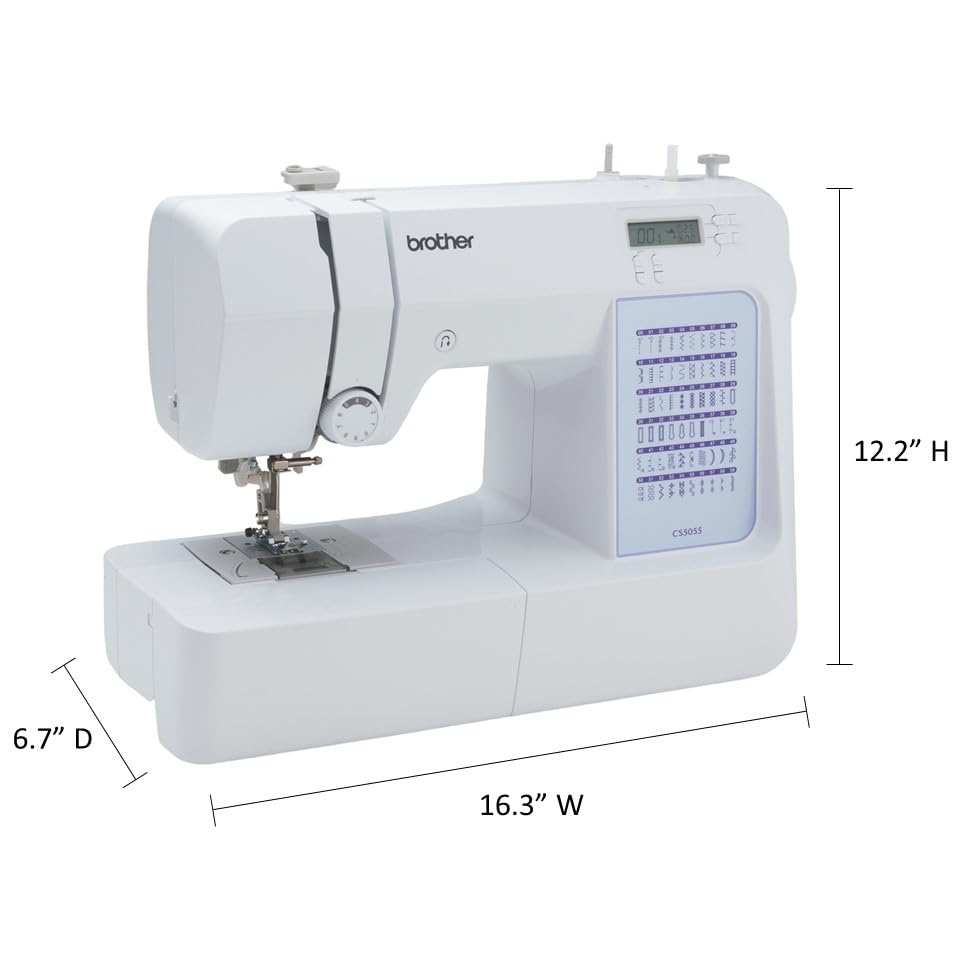 60 Built-in Stitches Computerized Sewing Machine with LCD Display D765194