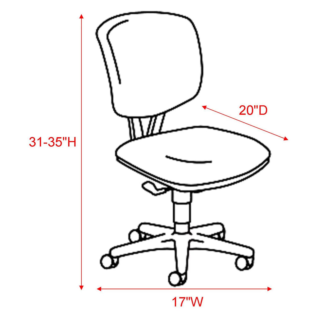 Pink Office Task Chair A95575