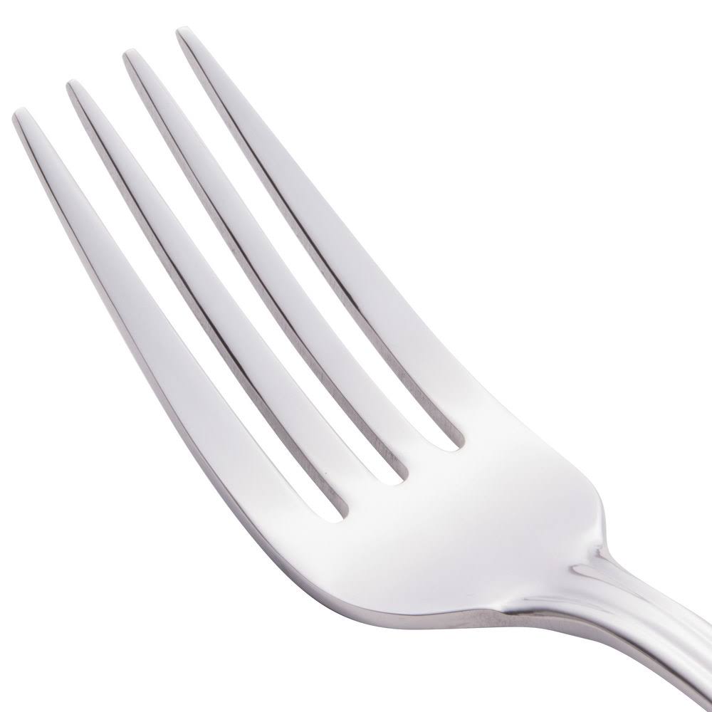 18/0 Stainless Steel Dessert Fork - 36/Case Q57735