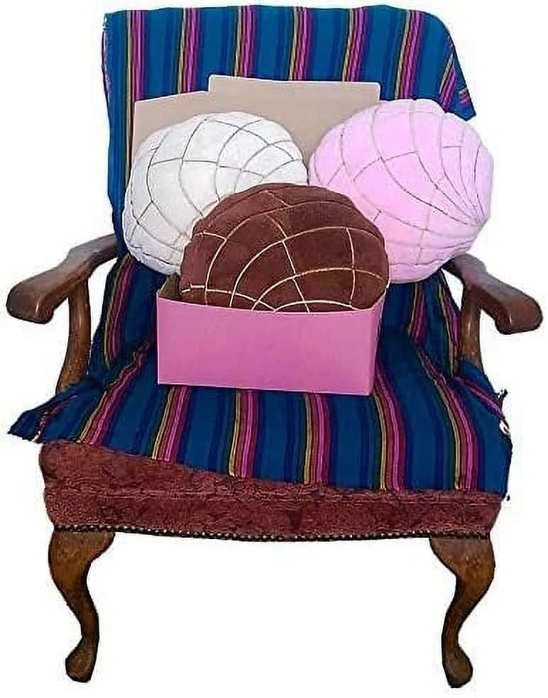 Strawberry Pan Dulce Concha Plush Pillow P871