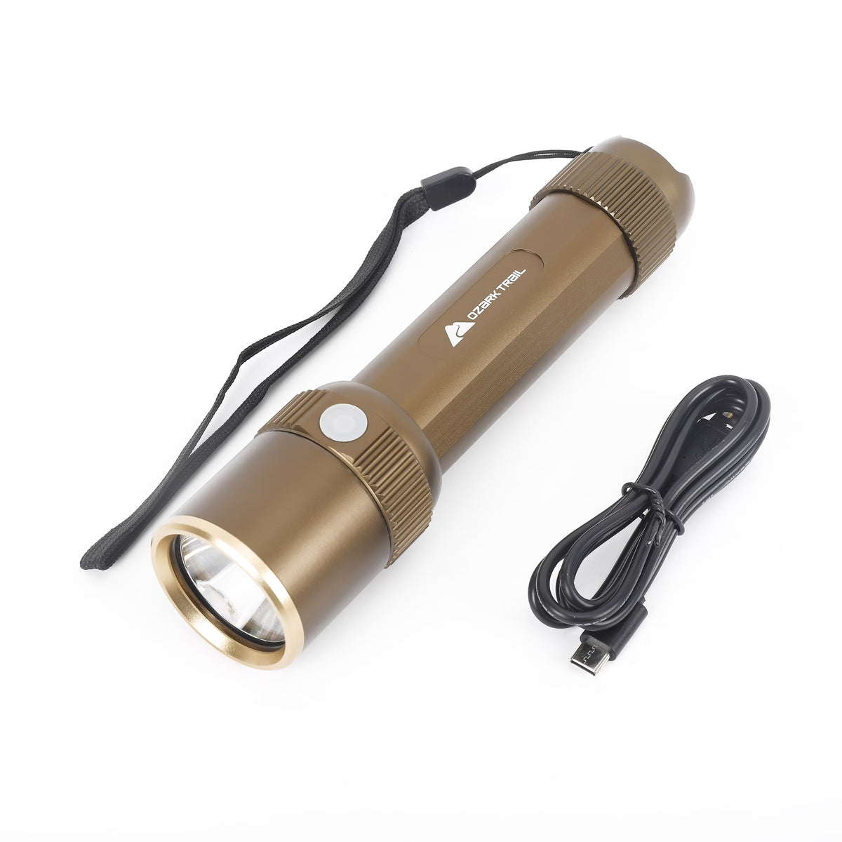 Rechargeable LED Flashlight with Power Bank and Hand Warmer, Green C29196