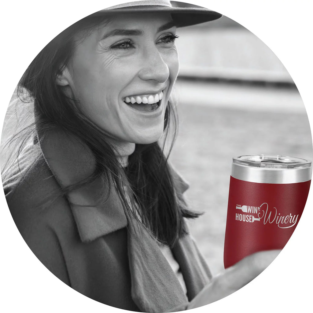 12 oz Stainless Steel Vacuum Insulated Wine Tumbler F306