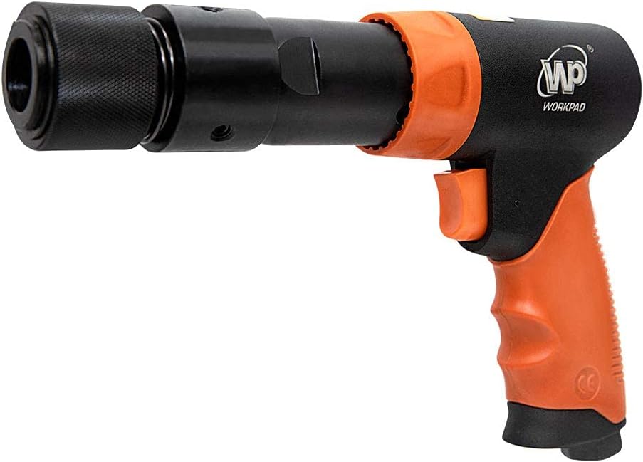 190mm Long Barrel Air Hammer with Quick Change Chisel Retainer and 4-Piece Chisels Set G4267
