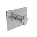 3/4x22 Rectangular Thermostatic Trim Plate with Handle Satin Bronze M45995