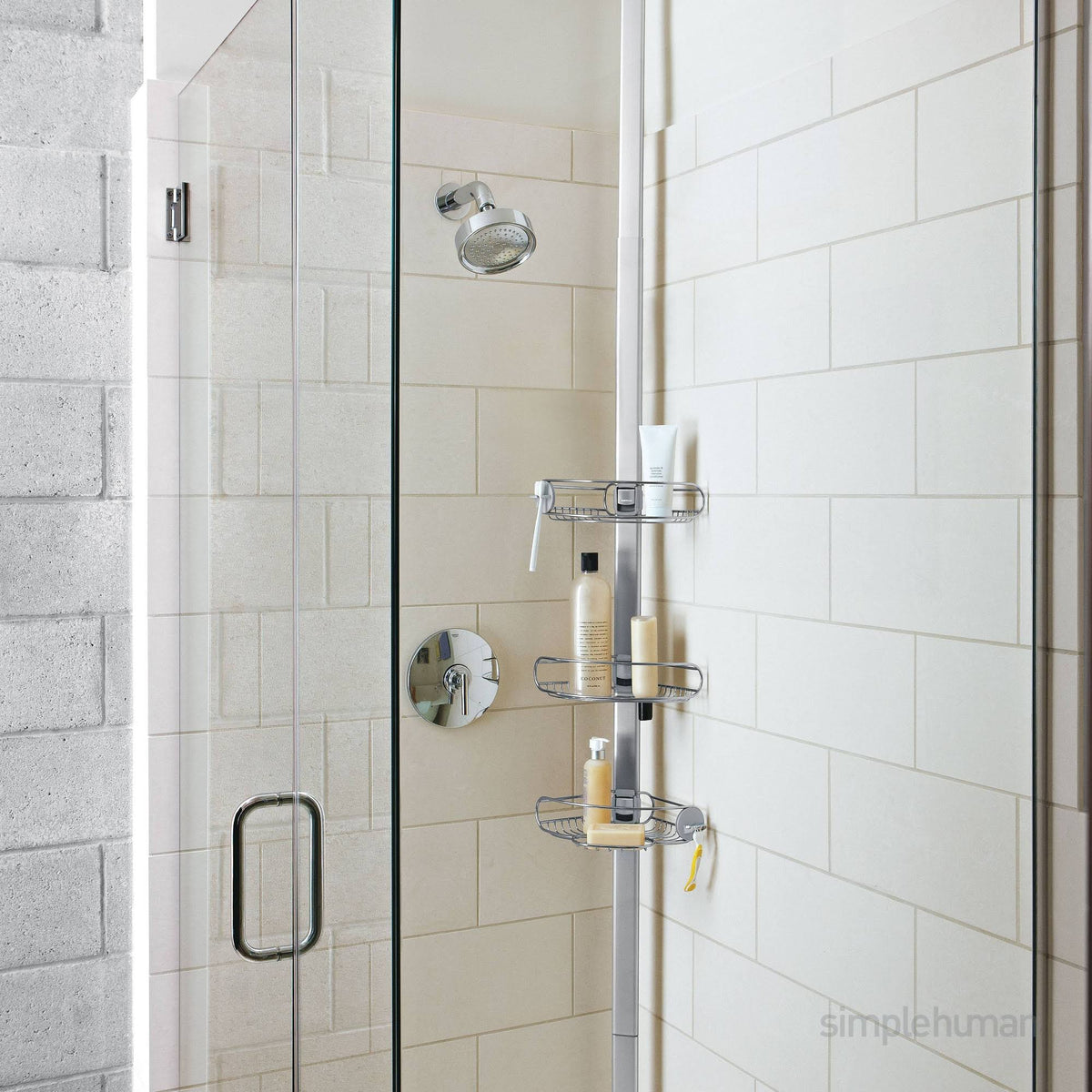 Stainless Steel Tension Shower Caddy W66737