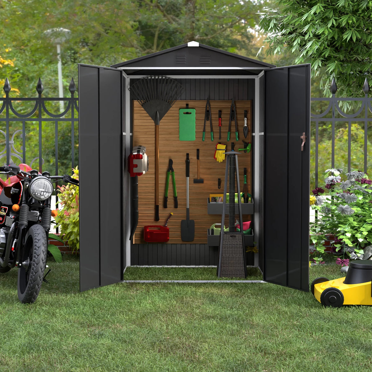 Metal Outdoor Storage Shed 4FT x 3FT U47505