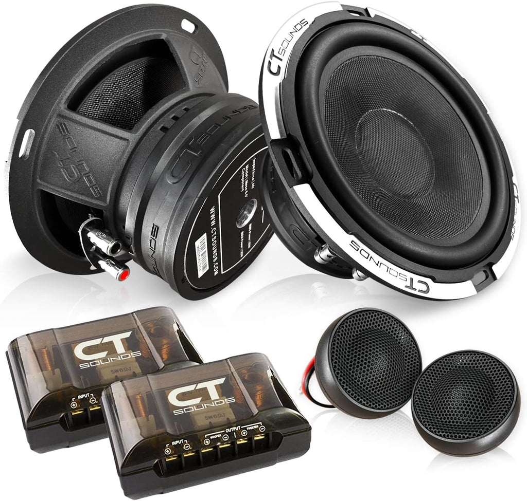 2-Way 6.5” 320 Watt Component Car Speaker Set R836