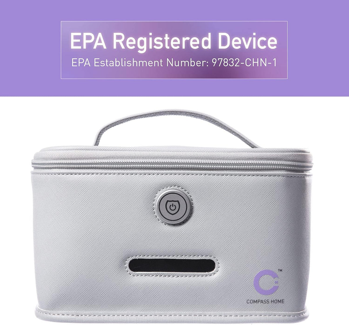 Portable UV-C LED Sanitizer Case with Child Lock I272002