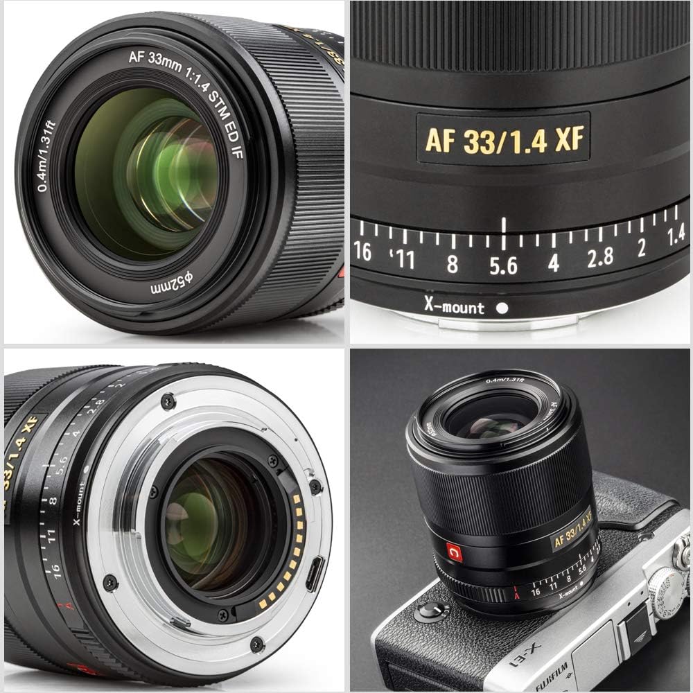 33mm F1.4 Auto-Focus Portrait Lens for Fujifilm X-Mount Camera X82055