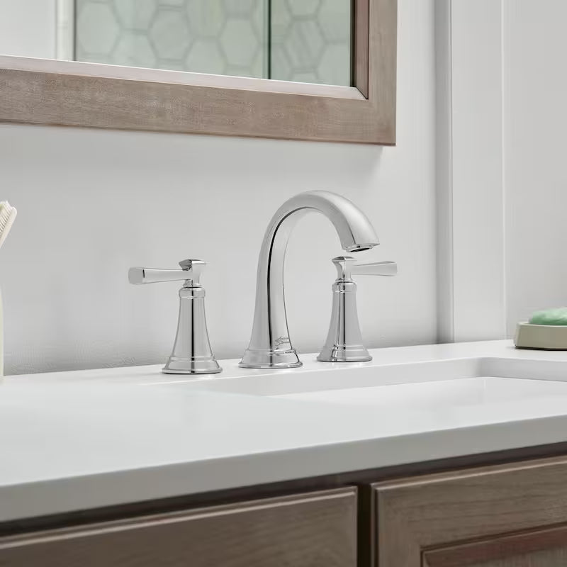 8 in. Widespread Double Handle Bathroom Faucet Polished Chrome 2-Pack V175