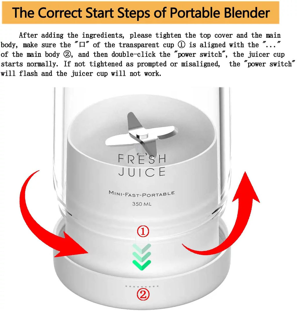 Pink Portable USB Blender H41375