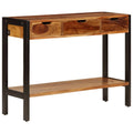 Solid Sheesham Wood Sideboard with 3 Drawers F3175