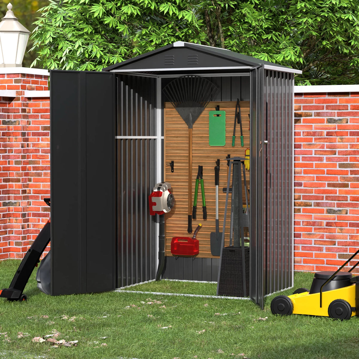 Metal Outdoor Storage Shed 4FT x 3FT U47505